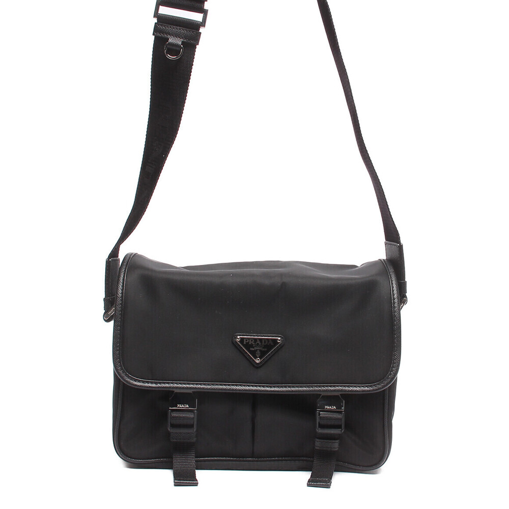 Prada Sport Neoprene Crossbody Bag Black
